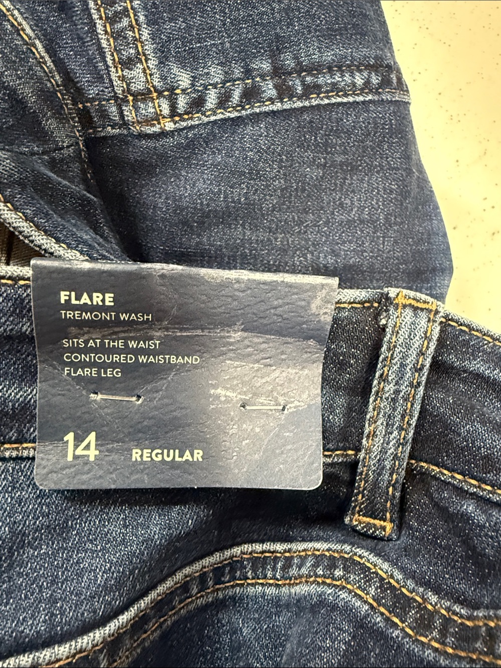 NWT J.Jill Flare Tremont Wash Jeans - Picture 6 of 8